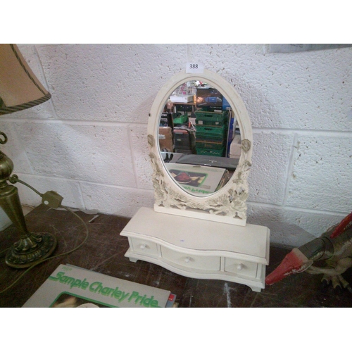 388 - Jewellery Box with Mirror (21