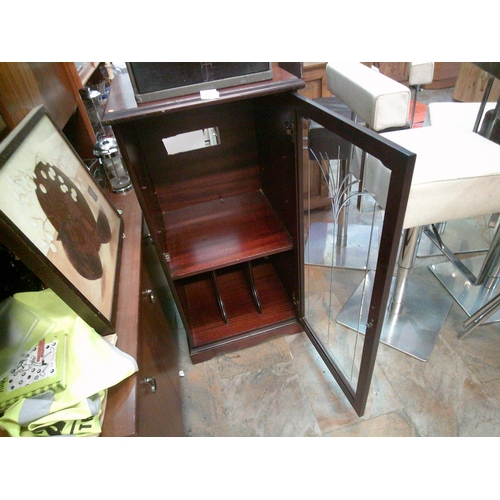 422 - Glass Front Music Cabinet (20