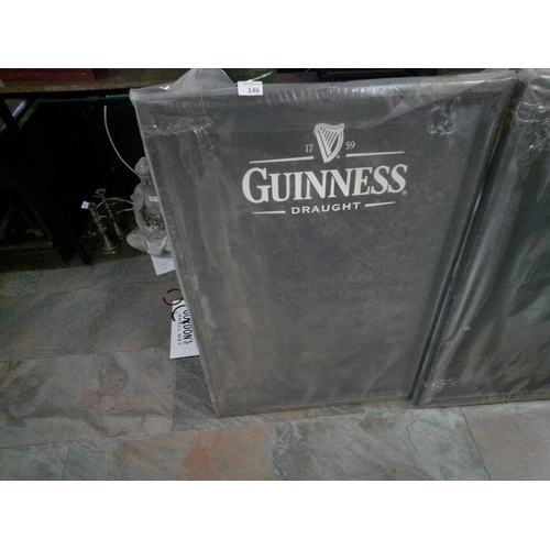 146 - Large Guinness Menu Board (3ft x 2ft)