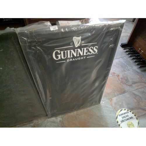 147 - Large Guinness Menu Board (3ft x 2ft)