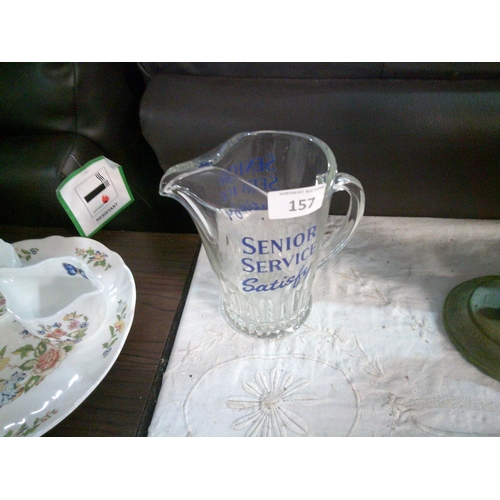 157 - Original Senior Service Pub Water Jug