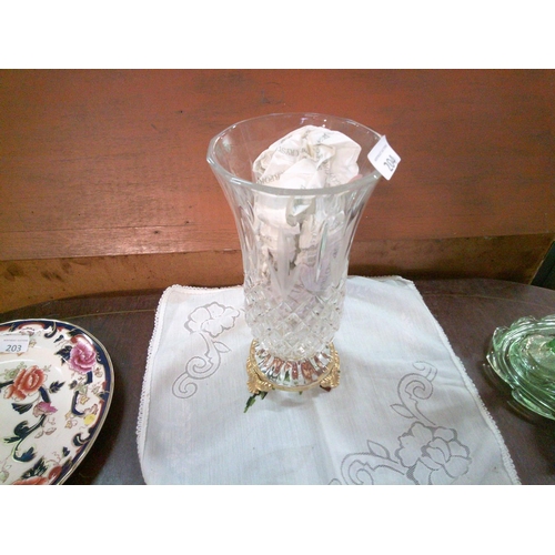 204 - Killarney Crystal Vase (12