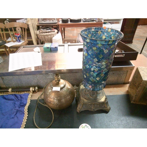 215 - Lamp Base & Candle Holder