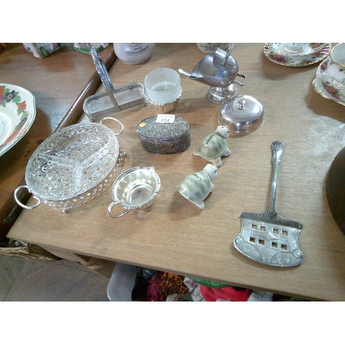 224 - Lot of Silver Plate etc..