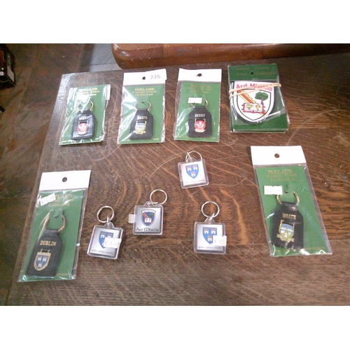 235 - Lot of GAA Related Keyrings etc..