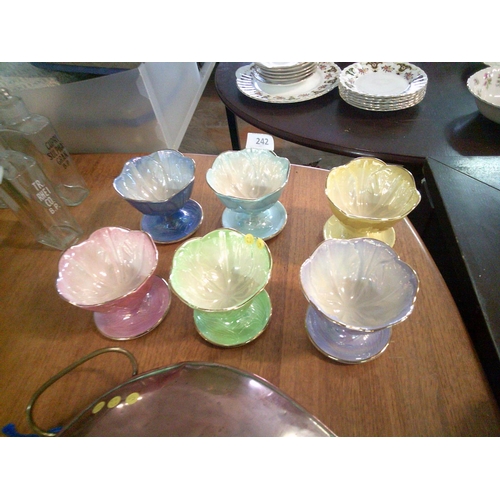 242 - Maling Ware Dessert Bowls x 6