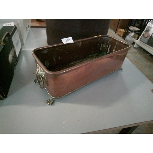 253 - Vintage Copper Planter (13