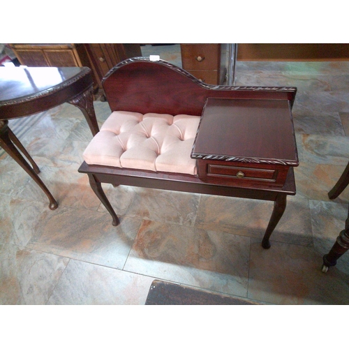 278 - 1 Drawer Telephone Table