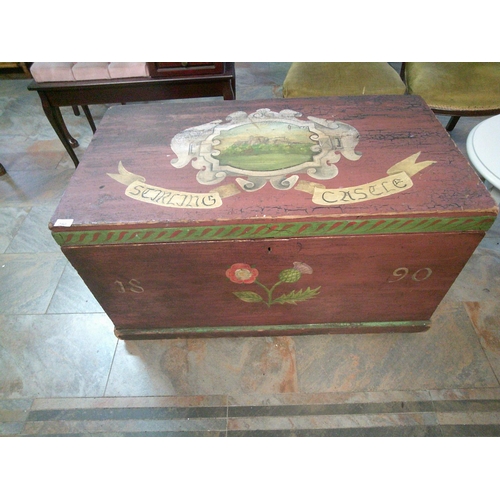 280 - Large Wooden Trunk (39