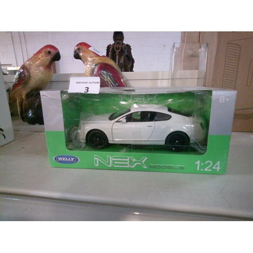 3 - Bentley Continental Super Sportscar Model (1:24)