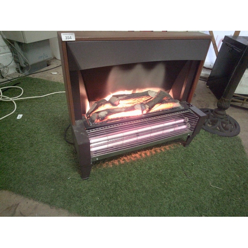 354 - 2 Bar Electric Fire (pwo)