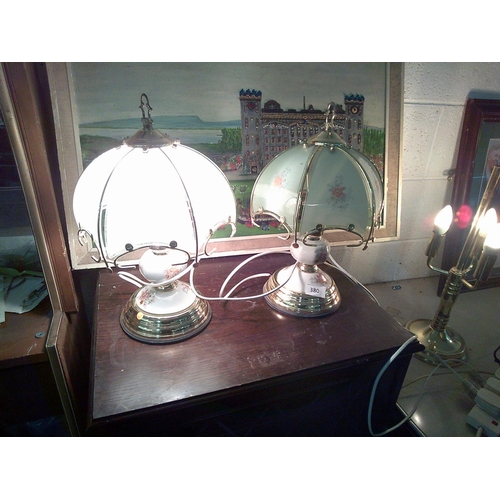 380 - 2 Matching Table Lamps (collection only)