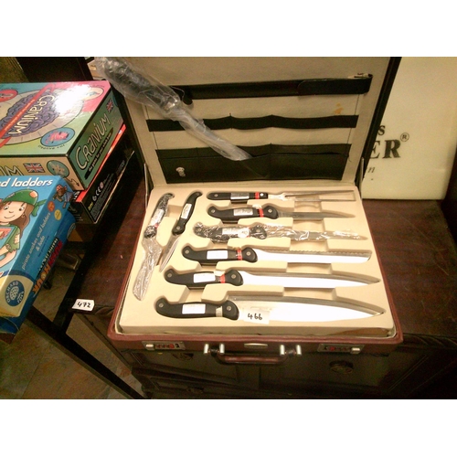 466 - Kitchen Knife Set in Combination Case