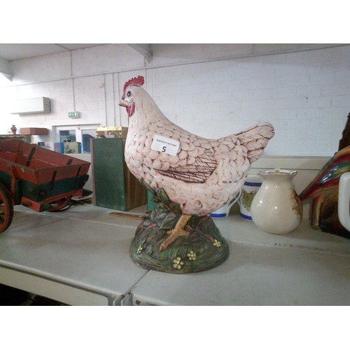 5 - Ceramic Chicken