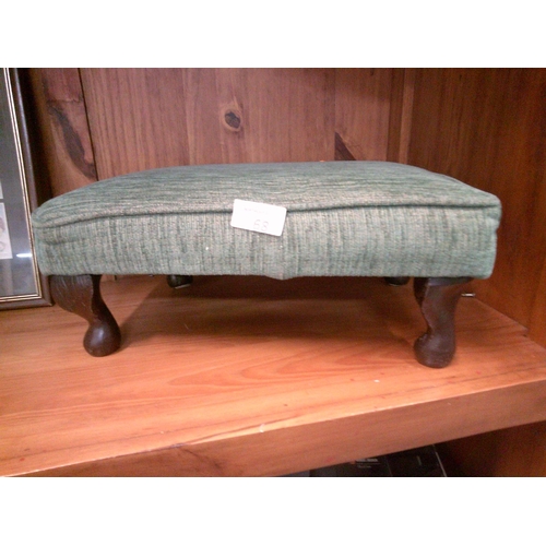 68 - Queen Anne Leg Footstool