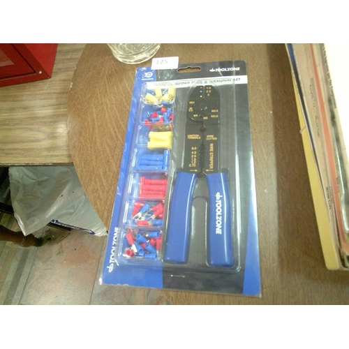 125 - New 101 Pce Crimping Tool & Terminal Set