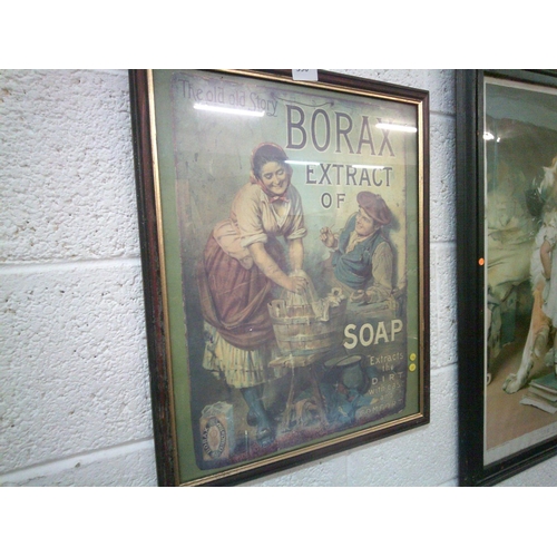 390 - Vintage Soap Advertising Print in Frame