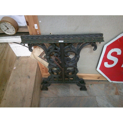 393 - Set of Cast Iron Table Ends