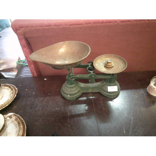 195 - Set of Vintage Scales & Weights