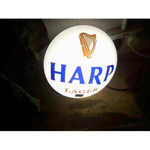 388 - Light up Harp Sign