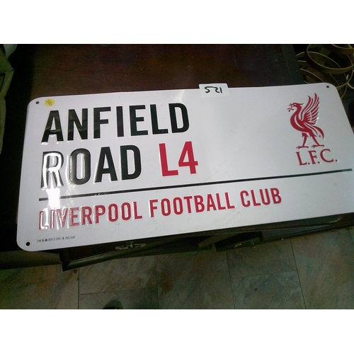 521 - Liverpool Tin Sign