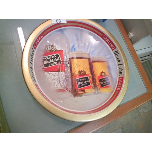 68 - Original Carling Pub Tray