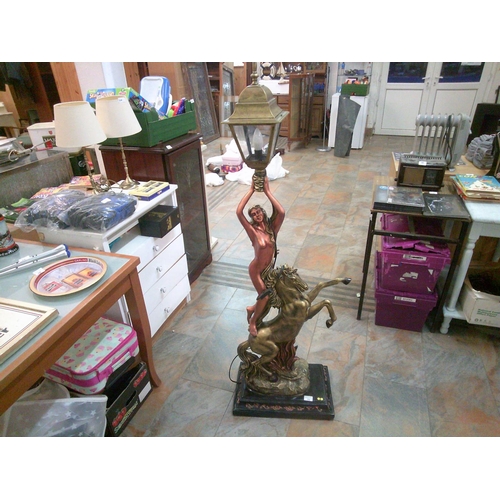 71 - Large Figurine Lamp (60