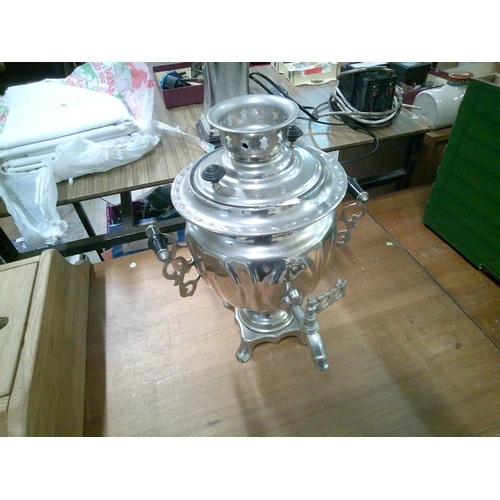 133 - Silver Plated Spirit Kettle (w)