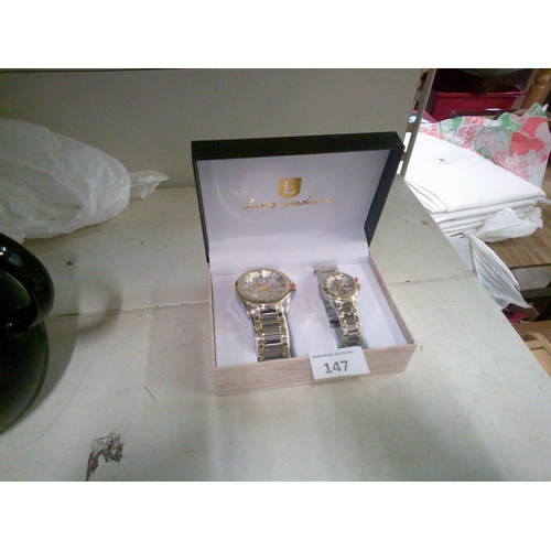 147 - New His and Hers Watch Set