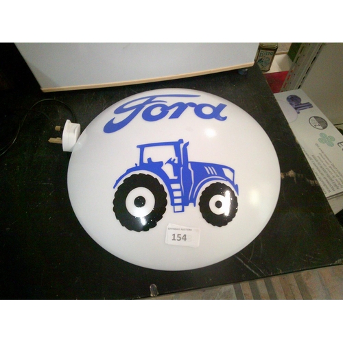 154 - Light up Ford Tractor Sign