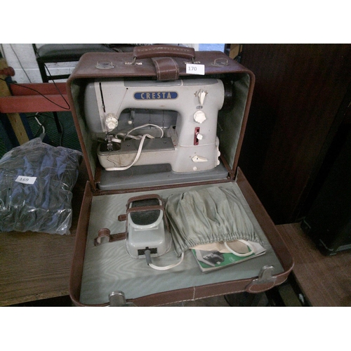 170 - Cresta Sewing Machine & Accessories