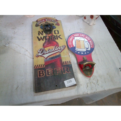 188 - 2 Beer Bottle Openers