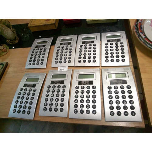 208 - Lot of Calculators (8)