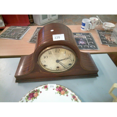 229 - Vintage Mantle Clock