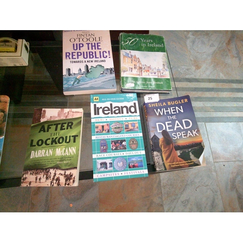 25 - Lot of Irish Related Books