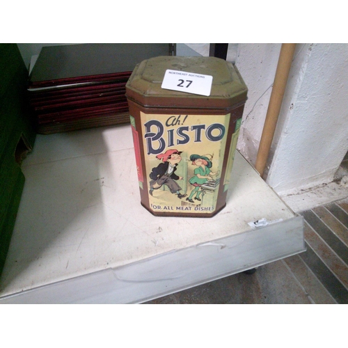 27 - Vintage Bisto Tin 7