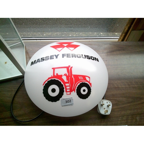 302 - Massey Ferguson Light up Sign