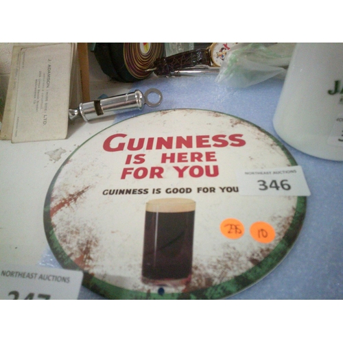 346 - Guinness Modern Enamel Sign (7