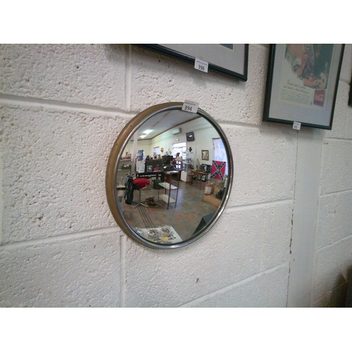 394 - Decorative Vintage Round Mirror (12