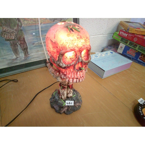 461 - Light up Skull Lamp