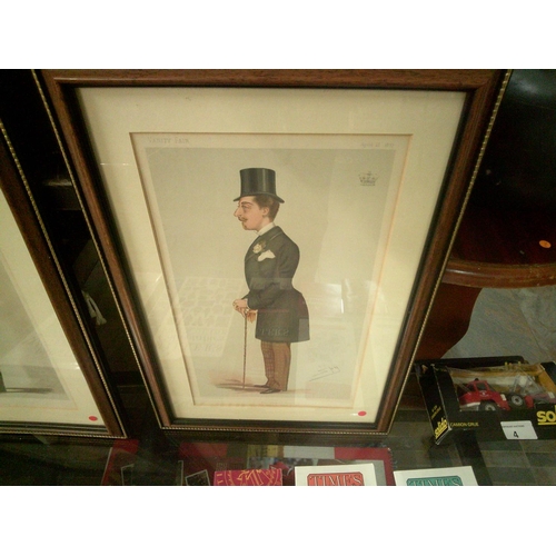 1 - 1877 Spy Print in Frame (The Student Prince)