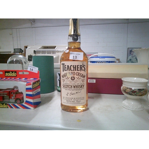 13 - Bottle of Teachers Whiskey (700ml unopened)