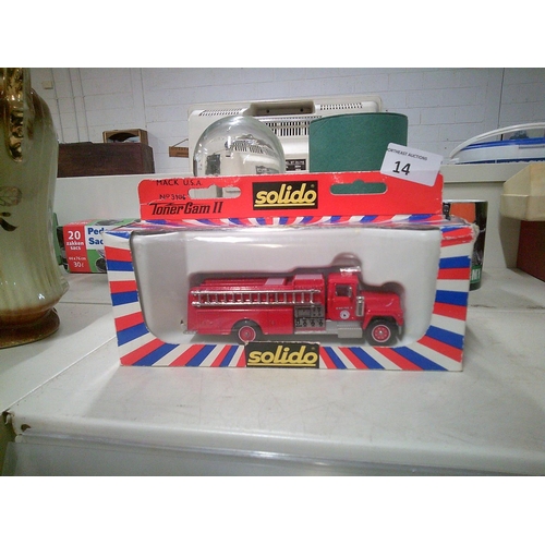 14 - Solido Fire Brigade Model