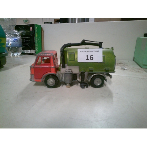 16 - Vintage Dinky Toys Johnston Roadsweeper