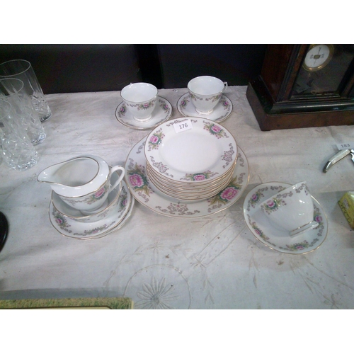 176 - Part China Teaset