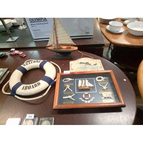 349 - Lot of Nautical Items