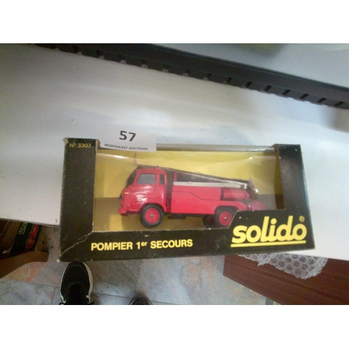 57 - Solido Fire Engine Model