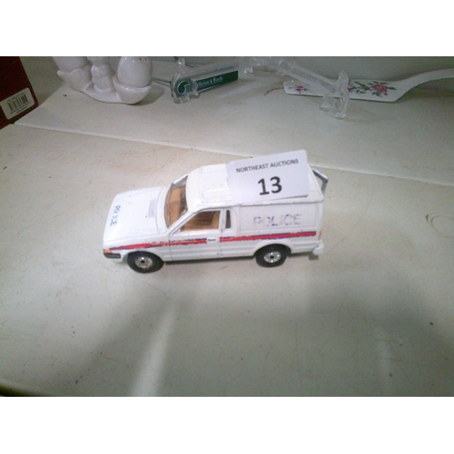 13 - Escort Police Van Model