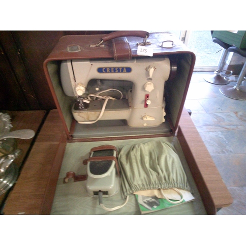 175 - Cresta Sewing Machine & Accessories