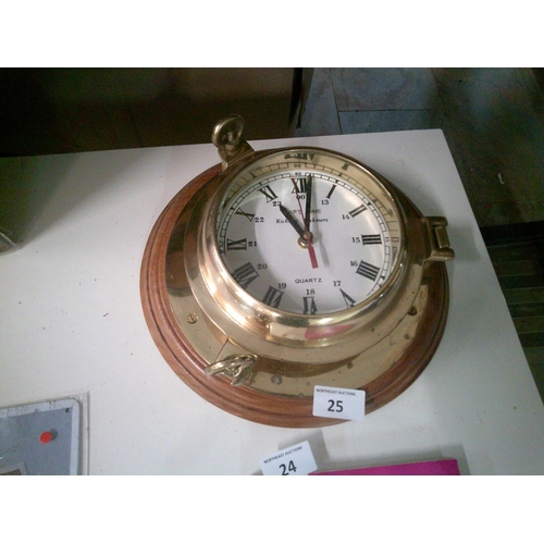 25 - Maritime Style Clock (untested)